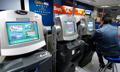 Fixed-odds betting terminals at a William Hill bookmakers.