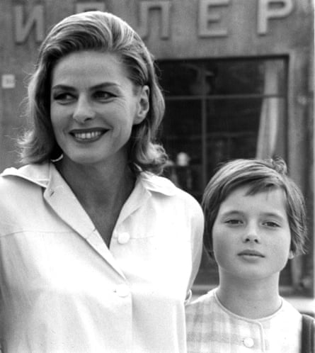 Isabella Rossellini as a child with her mother