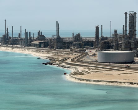Aramco’s Ras Tanura oil refinery and oil terminal in Saudi Arabia May 2018