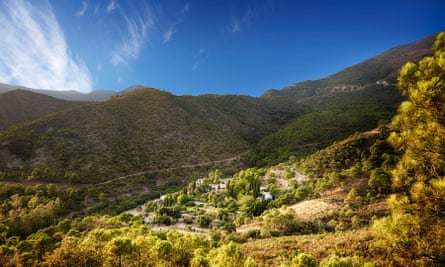 The estate is hidden away in the hills in Southern Spain.