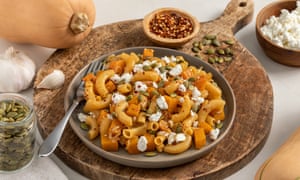 Butternut squash and pasta