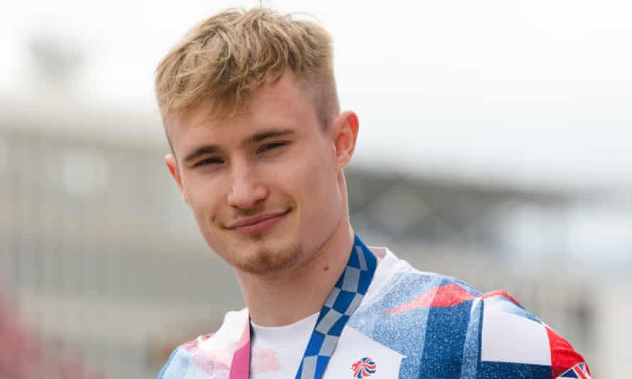 Great Britain’s Jack Laugher attends the ‘I Am Team GB’ lawsuit astatine the London Stadium successful the Queen Elizabeth Olympic Park successful London, Britain, 14 August 2021.