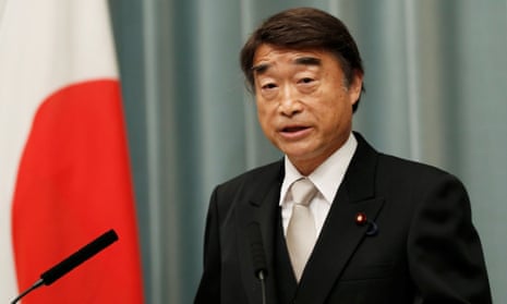 Japan’s health, labour and welfare minister Takumi Nemoto