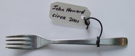 A fork used by the former Australian prime minister John Howard (circa 2001)