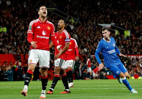 Brighton and Hove Albion's Pascal Gross celebrates scoring their second goal.