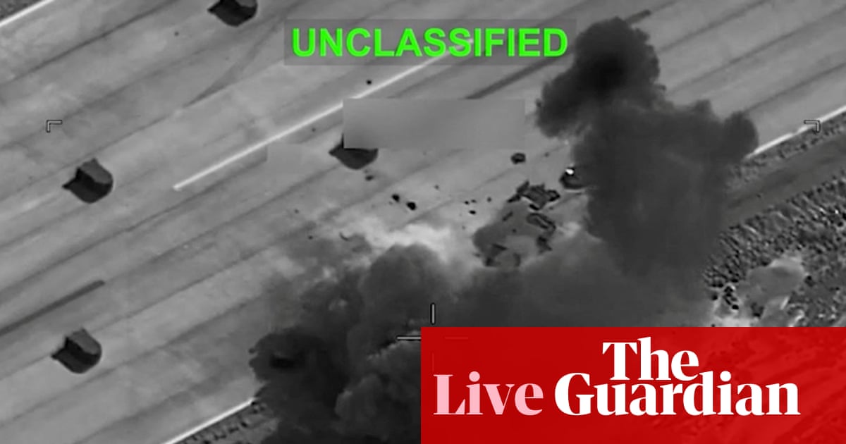 Trump says Iran truce is ‘over’ as US hits 170 targets over two nights – Middle East crisis live