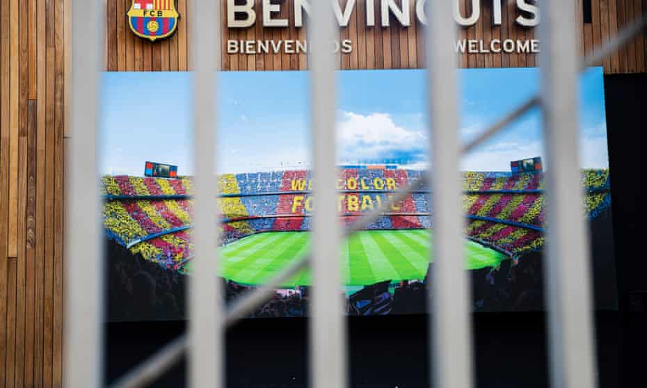 The Camp Nou has been closed to the public since the middle of March. La Liga hopes to resume the season by mid-June.