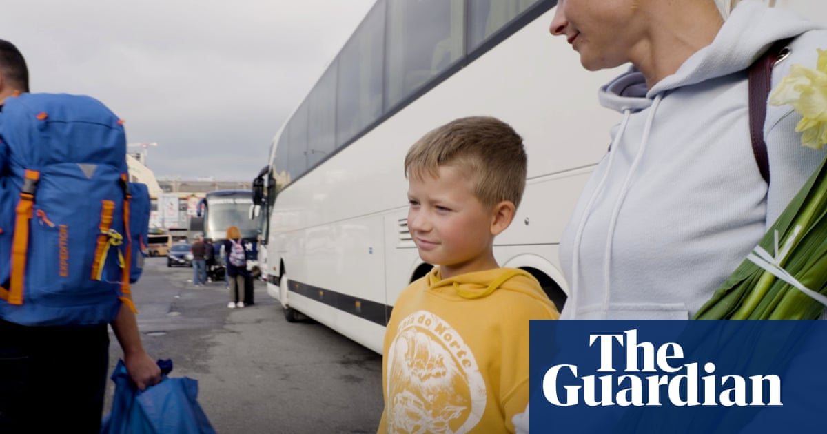 I fled Ukraine with my son. Now we’re going back home – video