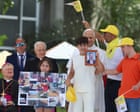 Pope meets families who lost children to toxic waste in Italy’s ‘Land of Fires’