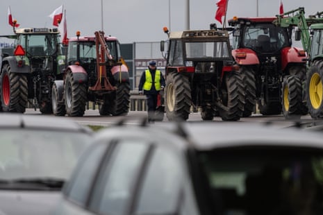 Polish farmers have previously blocked traffic with their tractors to protest and complain that imports from Ukraine have undercut prices for their own produce.