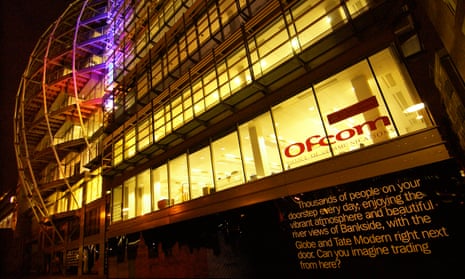 Ofcom headquarters, Riverside House, London.