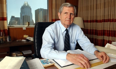 Harry Whittington, then 78, pictured at his office in 2005. Cheney, reportedly, had aimed at a bird but mistakenly hit Whittington in the face, neck and body.