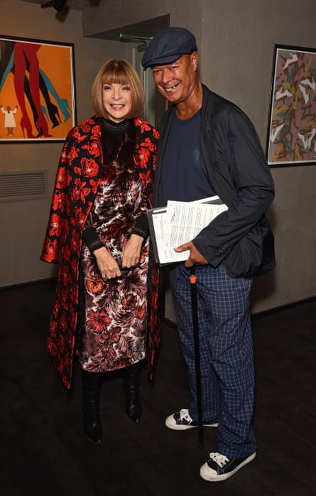 Anna Wintour and Michael Roberts