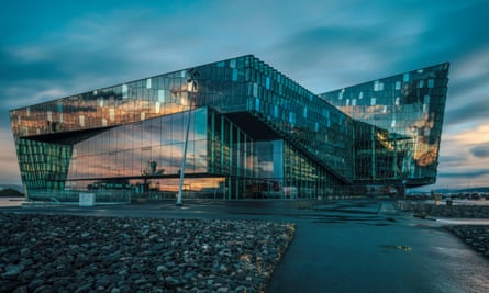 Light and sound: the Harpa concert hall.