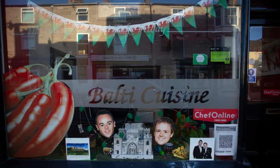 A shop front in Abergele, north Wales, decorated in tribute to I’m A Celebrity ... Get Me Out Of Here!