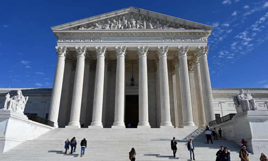 FILES-US-JUSTICE-EDUCATION-RACE(FILES) This file photo taken on December 04, 2021, shows the US Supreme Court in Washington, DC. - The court agreed on January 24, 2022, to hear suits alleging that race-conscious admissions policies at Harvard and the University of North Carolina are discriminatory against Asian-American students. (Photo by Daniel SLIM / AFP) (Photo by DANIEL SLIM/AFP via Getty Images)