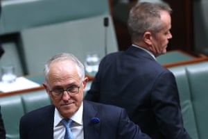 Malcolm Turnbull and Bill Shorten in the House of Representatives this week