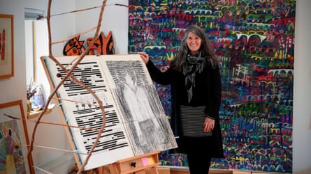 Dana Walrath in her studio