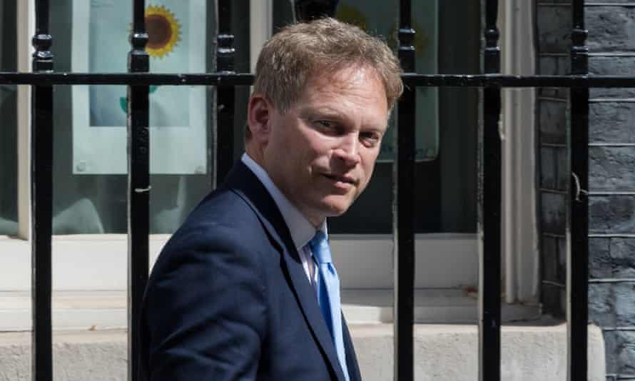 The transport secretary, Grant Shapps.