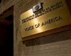 Trump administration lays off hundreds of Voice of America employees – live