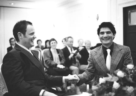 Daniel and Nick on their wedding day