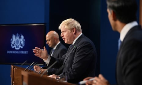 Sajid Javid, Boris Johnson and Rishi Sunak