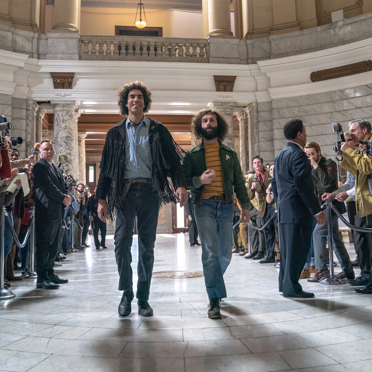 The Trial of the Chicago 7 review – timely courtroom drama | Drama films | The Guardian