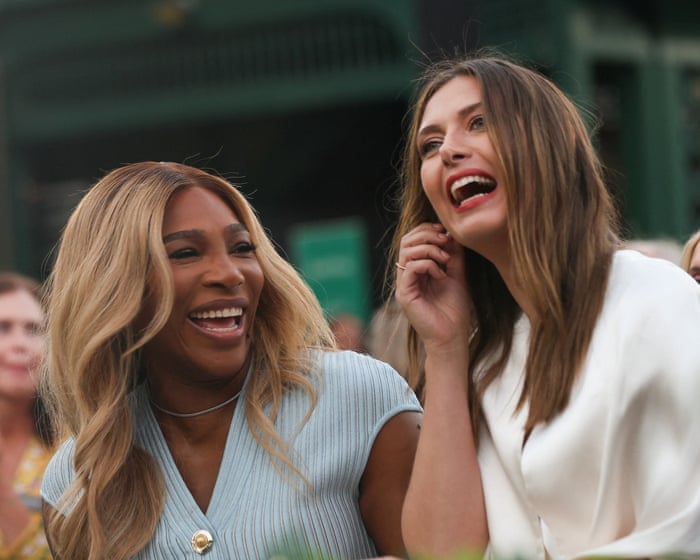 Sharapova enters tennis Hall of Fame with surprise cameo by Serena Williams
