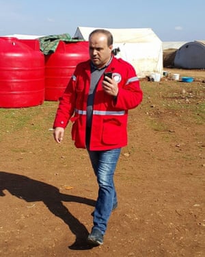 Omar Barakat of the Syrian Arab Red Crescent