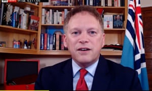 Grant Shapps on Sky News this morning.
