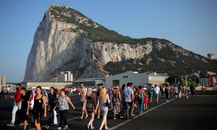 People must cross the runway at Gibraltar International airport to enter and leave the territory.