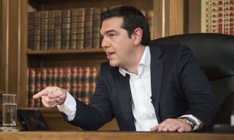 Greece’s Prime Minister Alexis Tsipras telling ERT that he won’t walk away.