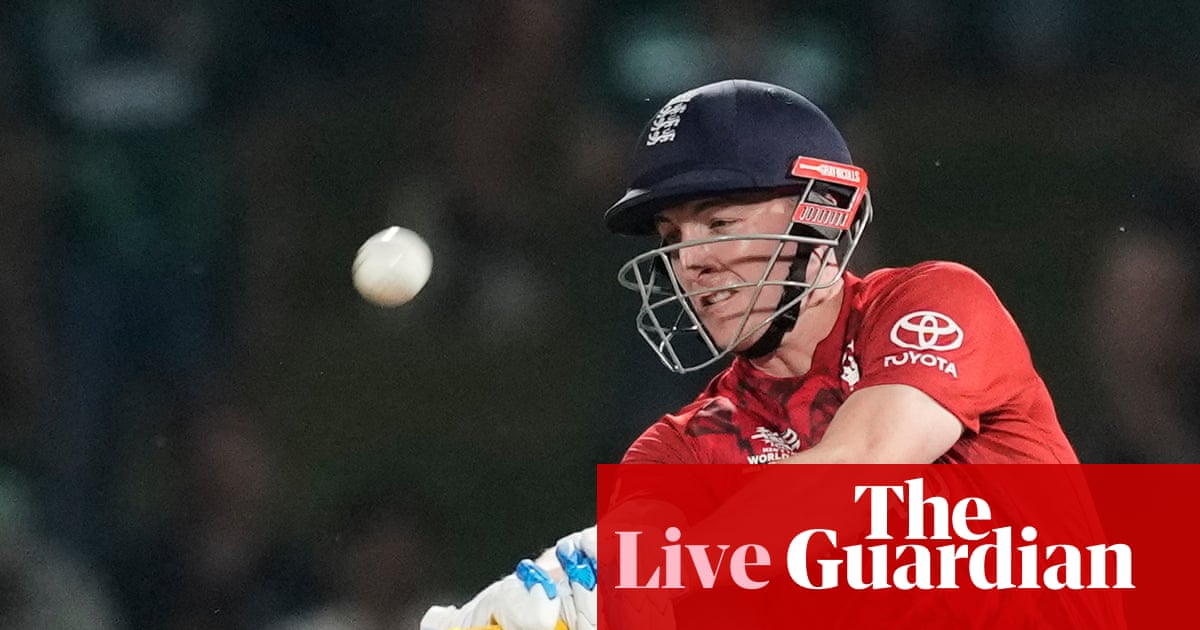 England v Pakistan: T20 Cricket World Cup Super 8s – live