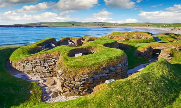 The neolithic settlement of Skara Brae, Orkney.