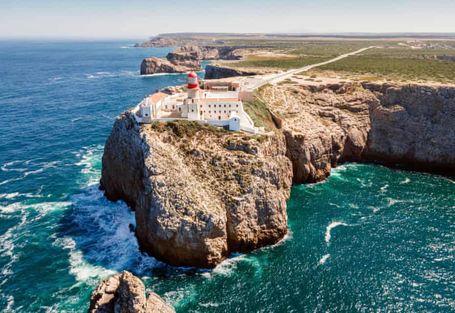 Cabo de São Vicente perto de Sagres, Algarve, Portugal