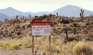 A picture of the supposed Roswell UFO crash taken in 1997.