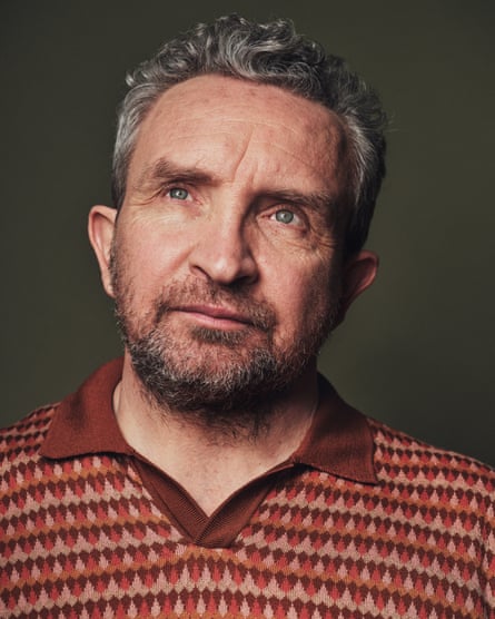 ‘What’s the fiddle? Get me a couple of shirts’: Eddie Marsan wears knitted top by Mr P at mrporter.com.