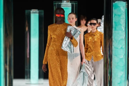 Sequins on the Stine Goya AW23 runway