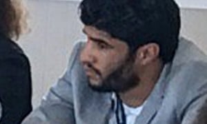 Abd al-Rahman Milad attending a meeting between Italian and Libyan officials in Sicily in 2017