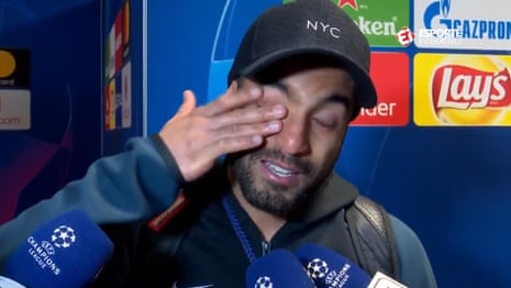 Emotional Lucas Moura reacts to replay of his match-winning goal against Ajax – video