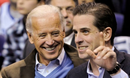 File photo of Joe Biden and his son Hunter
