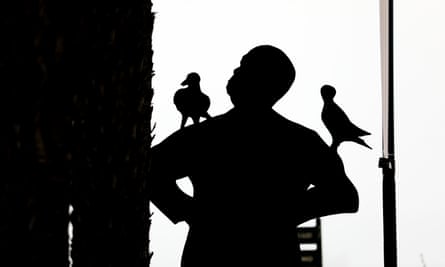 Alfred Hitchcock’s statue in Dinard.