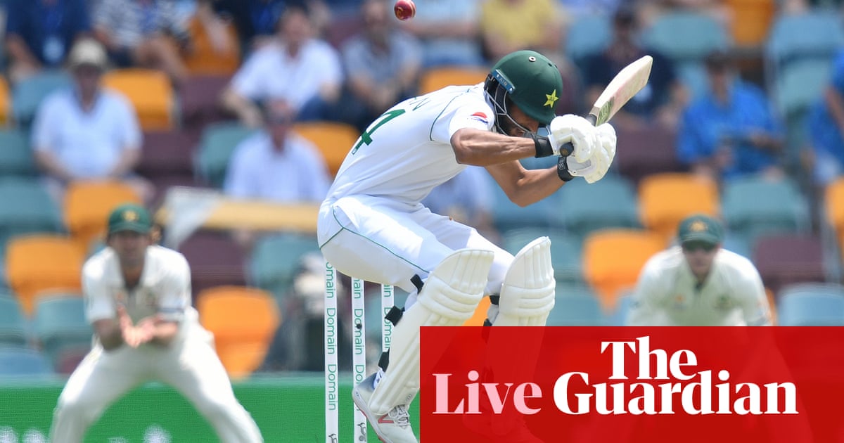 Australia v Pakistan: first Test, day one – live!