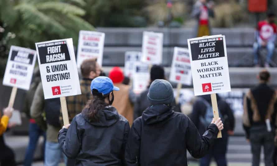 Amazon protesters