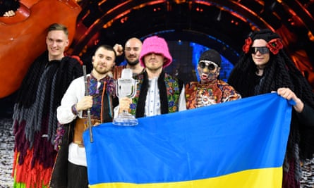 Kalush Orchestra of Ukraine won Eurovision in Turin last year.