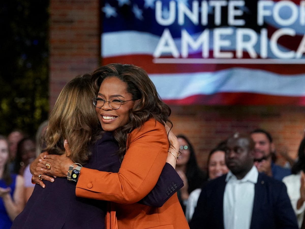 Oprah hosts star-studded sit-down with Kamala Harris: 'Hope is making a comeback' | US elections 2024 | The Guardian