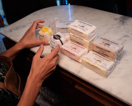 Packets of butter