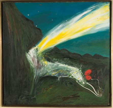 Nebuchadnezzar Being Struck By Lightning (1968-69), by Arthur Boyd. Courtesy of Bundanon Trust