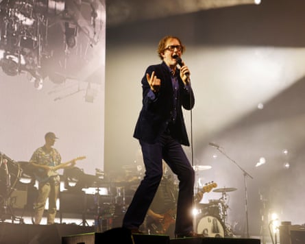 Luxe melodrama … Jarvis Cocker with Pulp at OVO Hydro.