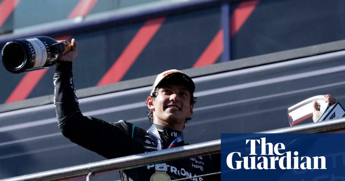 Kimi Antonelli holds off Max Verstappen during Madring debut to win F1 Spanish GP